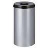 V-Part Self Extinguishing Waste Paper Bin 50 L Silver and Black Colour silver and black Capacity 50 l Number of bins 1 