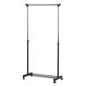 V-Part Adjustable Height Clothing Rack with Wheels | Hipomarket