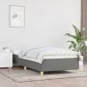  Bed Frame without Mattress Dark Grey 90x190 cm Single Single Fabric Colour dark grey Size 3ft single Height 35 cm 