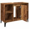 Old Wood Sink Cabinet 80x33x60 cm | Elegant Bathroom Storage