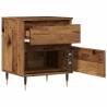 Stylish Bedside Cabinets - 2 pcs Old Wood | Hipo Market UK