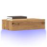  TV Cabinet with LED Lights Artisan Oak 60x35x15.5 cm Colour artisan oak Quantity in Package 1 Width 60 cm 