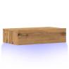 Stylish TV Cabinet with LED Lights - Artisan Oak | HipoMarket