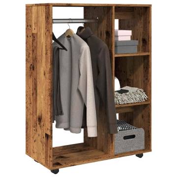 Old Wood Wardrobe 80x40x110 cm | Stylish Storage Solution