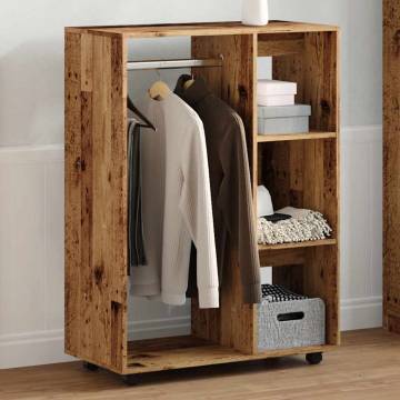 Old Wood Wardrobe 80x40x110 cm | Stylish Storage Solution