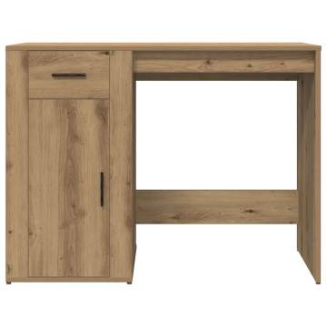 Elegant Desk in Artisan Oak - 100x49x75 cm | Hipo Market