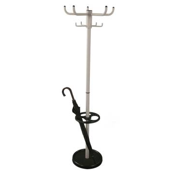 V-Part Standing Coat Rack with 10 Hooks - High Five 175 cm