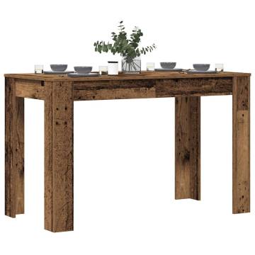 Dining Table Old Wood 120x60 cm - Stylish & Durable