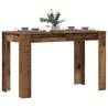  Dining Table Old Wood 120x60x76 cm Engineered Wood Colour old wood Quantity in Package 1 