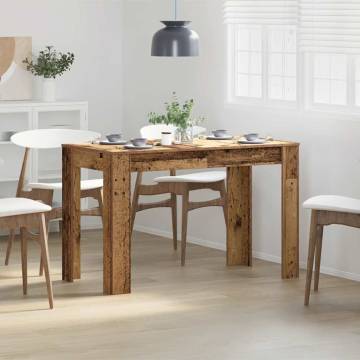 Dining Table Old Wood 120x60 cm - Stylish & Durable