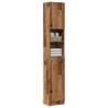  Bathroom Cabinet Old Wood 32x25.5x190 cm Engineered Wood Colour old wood Number of 1 Number of Pieces 