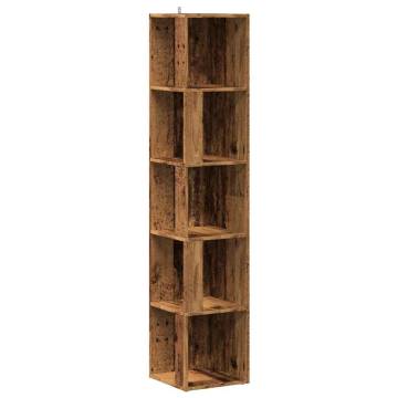 Corner Cabinet Old Wood | Stylish Storage Solution