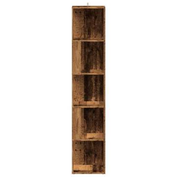 Corner Cabinet Old Wood | Stylish Storage Solution