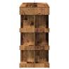 Bar Table with Storage Rack - Old Wood 100x48x101.5 cm