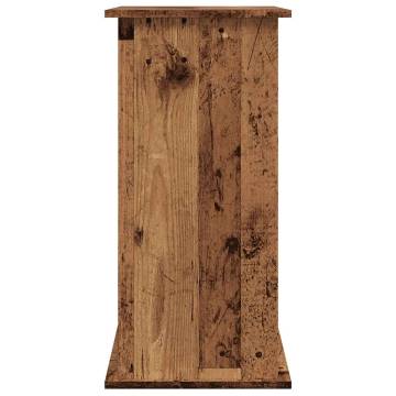 Aquarium Stand Old Wood 81x36x73 cm - Stylish & Durable