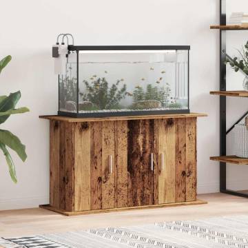 Aquarium Stand Old Wood 101x41x58 cm - Durable & Stylish