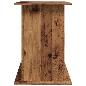 Aquarium Stand Old Wood 101x41x58 cm - Durable & Stylish