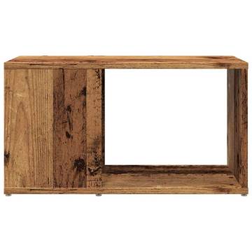 Stylish TV Cabinet Old Wood | 60x24x32cm | Durable Design