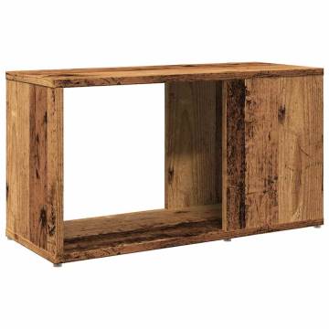 Stylish TV Cabinet Old Wood | 60x24x32cm | Durable Design