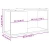 Stylish TV Cabinet Old Wood | 60x24x32cm | Durable Design