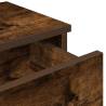 Wall Shelf with Drawers - Smoked Oak 60x25x15 cm | HiPo Market