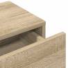 Wall Shelf with Drawers - Sonoma Oak | HipoMarket