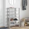 Shoe Rack Concrete Oak – Stylish Storage Solution | Hipomarket