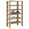  Shoe Rack Artisan Oak 61x32x105 cm Engineered Wood Colour artisan oak Quantity in Package 1 Height 105 cm Number of 