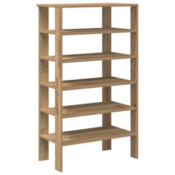 Shoe Rack Artisan Oak 61x32x105 cm - Stylish Storage Solution