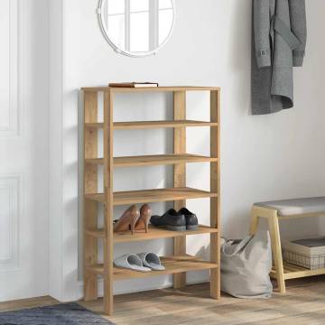 Shoe Rack Artisan Oak 61x32x105 cm - Stylish Storage Solution