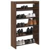  Shoe Rack Brown Oak 60x25x100 cm Engineered Wood Colour brown oak Quantity in Package 1 Height 100 cm Width 60 cm 