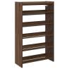 Shoe Rack Brown Oak 60x25x100 cm | Durable Engineered Wood