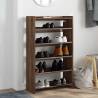 Shoe Rack Brown Oak 60x25x100 cm | Durable Engineered Wood