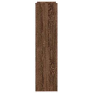 Shoe Rack Brown Oak 60x25x100 cm | Durable Engineered Wood