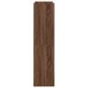 Shoe Rack Brown Oak 60x25x100 cm | Durable Engineered Wood