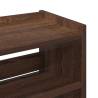 Shoe Rack Brown Oak 60x25x100 cm | Durable Engineered Wood