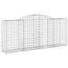 Arched Gabion Baskets 13 pcs - Durable Galvanised Iron