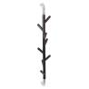 V-Part Coat Rack with 8 Hooks - Linair Black