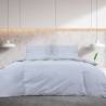 Grey Duvet Cover Set 220x240 cm Cotton - Soft & Elegant