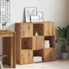 Bookshelf Artisan Oak 90x28x90 cm - Durable Engineered Wood