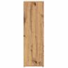 Bookshelf Artisan Oak 90x28x90 cm - Durable Engineered Wood