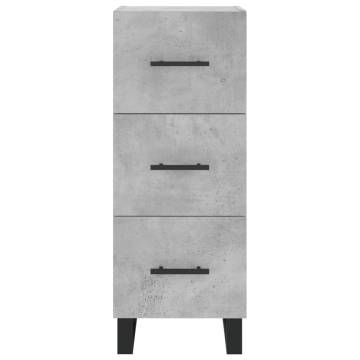 Highboard Concrete Grey - Stylish & Durable Storage Solution