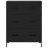 Stylish Highboard Black 69.5x34x180 cm | Hipomarket