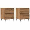 Bedside Cabinets 2 pcs Artisan Oak - Stylish & Durable Design