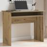  Desk Artisan Oak 90x50x74 cm Engineered Wood Colour artisan oak 