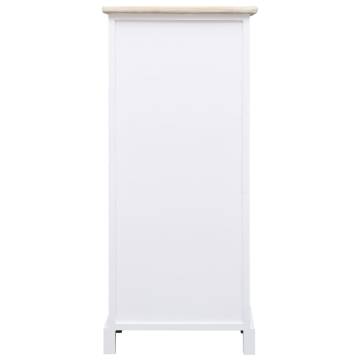 Durable Paulownia Wood Side Cabinet - 38x28x86 cm | Hipo Market