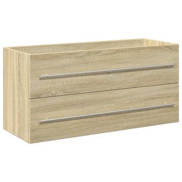 2 Piece Bathroom Furniture Set - Sonoma Oak - Hipomarket UK