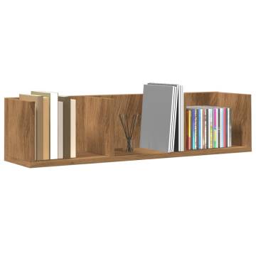 CD Wall Shelf Artisan Oak - Stylish Storage Solution | HipoMarket