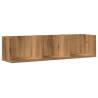 CD Wall Shelf Artisan Oak - Stylish Storage Solution | HipoMarket