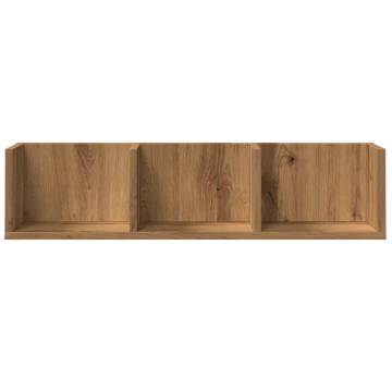 CD Wall Shelf Artisan Oak - Stylish Storage Solution | HipoMarket